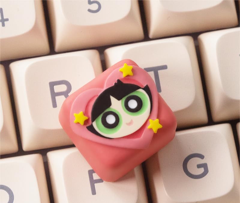【7個セット】パワーパフガールズ キーボードキャップ キーキャップ 6種類＋1つ 単品販売)『パワーパフガールズ』キーキャップ – SOOTANG HOBBY